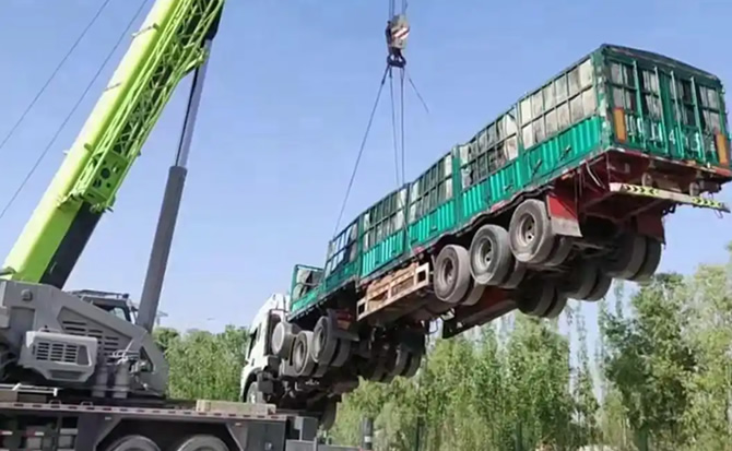 乾安道路脱困救援案例